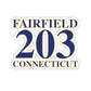 fairfield ct sticker