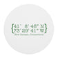 New Canaan Coordinates Mousepad  Does New Canaan, Connecticut always have a special place in your heart. The Coordinates collection marks the spot for the special place you have ties to.   Proceeds helps grow Finding New Canaan and Finding Connecticut's brand grow. 
