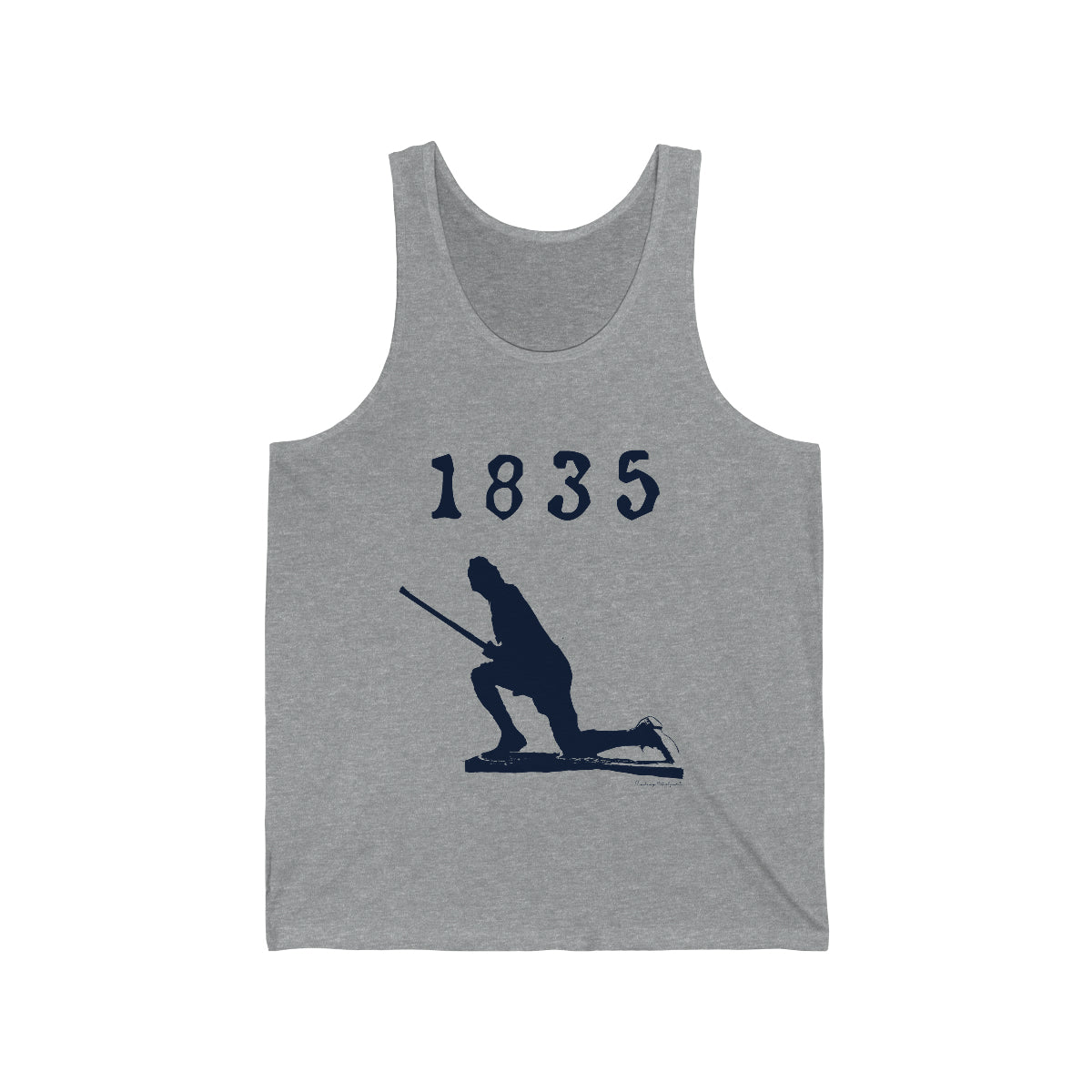 1835 Westport - Large Minuteman Unisex Jersey Tank