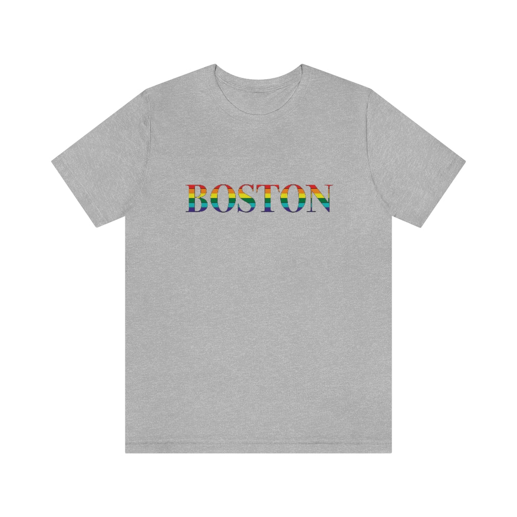 Boston Rainbow Unisex Jersey Short Sleeve Tee