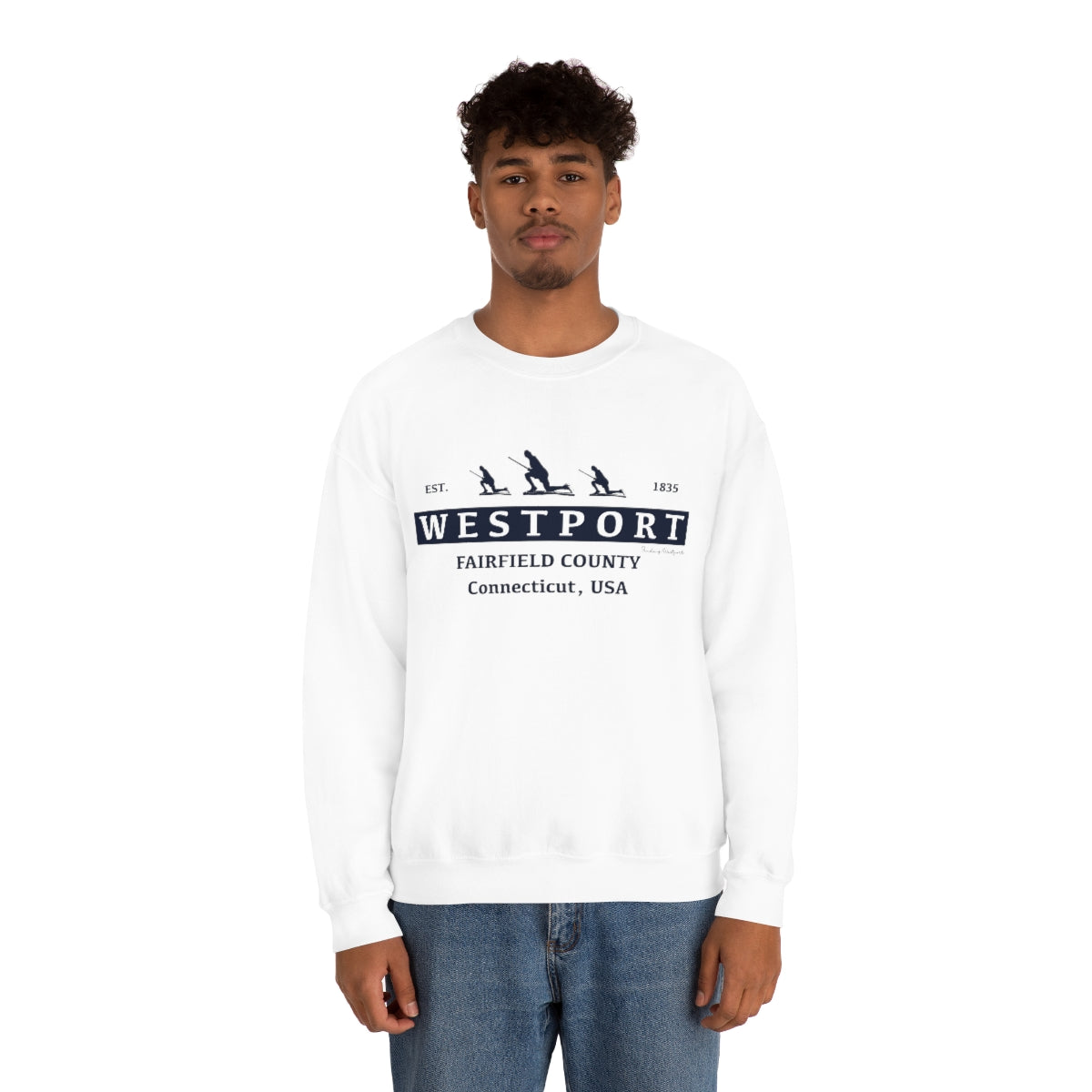 Westport Est. Unisex Heavy Blend™ Crewneck Sweatshirt