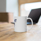 Eight Six O' White Ceramic Mug