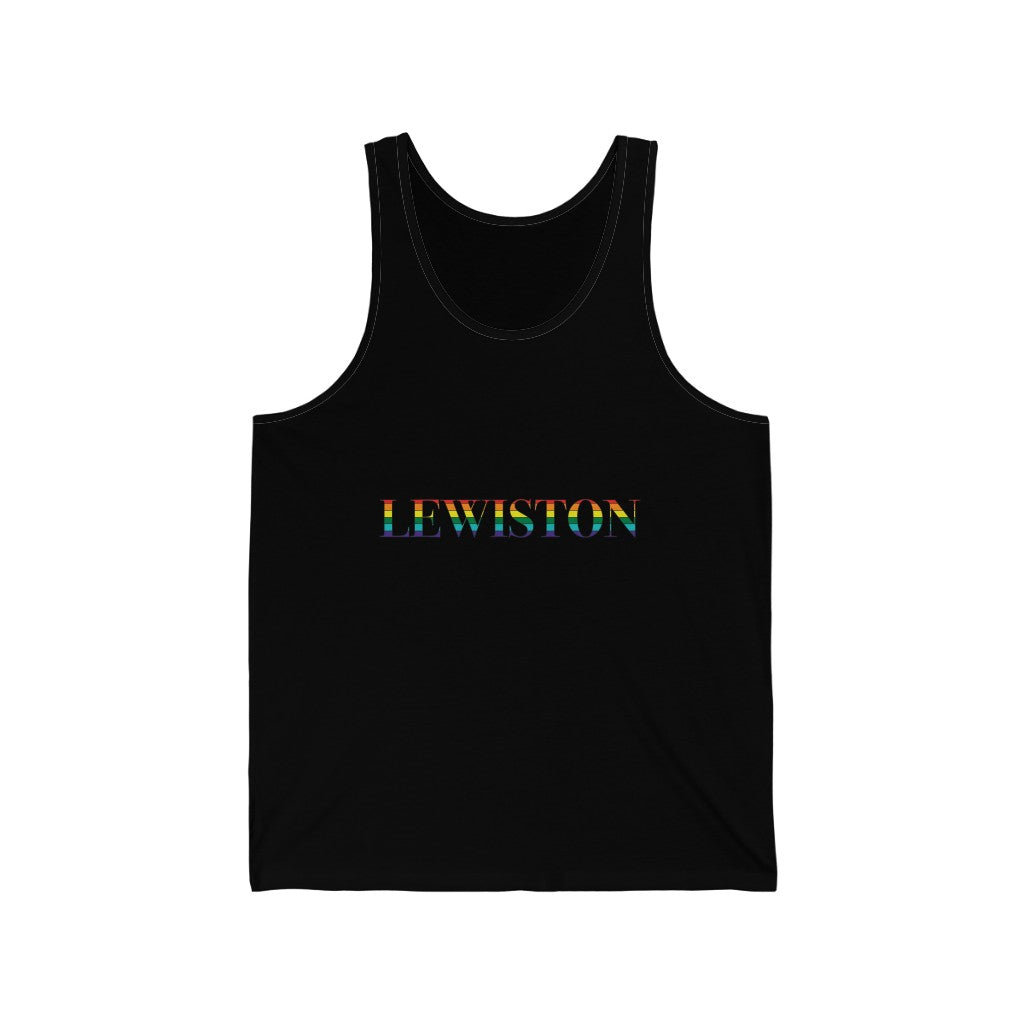 Lewiston Rainbow Unisex Jersey Tank