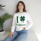 I Clover Bridgeport  (Green) Unisex Heavy Blend™ Crewneck Sweatshirt