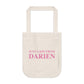 just a kid from darien ct tote bag