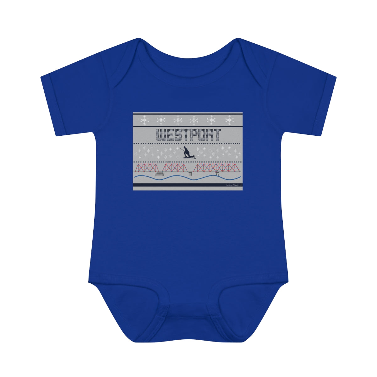 Westport Ugly Holiday Infant Baby Rib Bodysuit