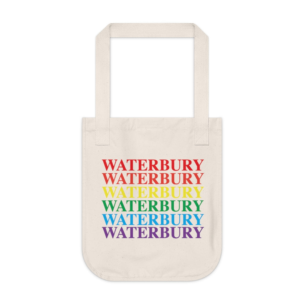 Waterbury Pride Organic Canvas Tote Bag