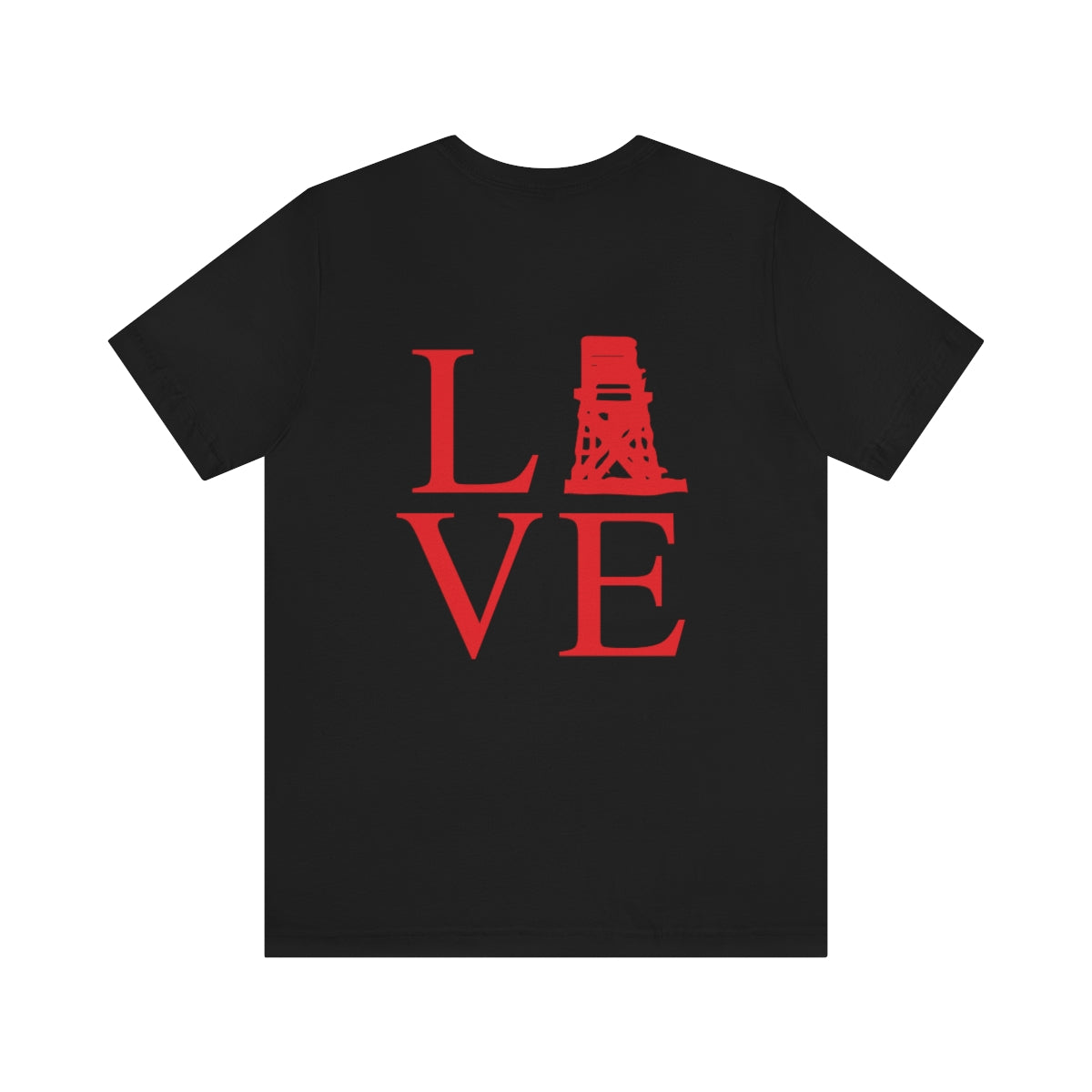 Fairfield Love & Life (back) Unisex Jersey Short Sleeve Tee