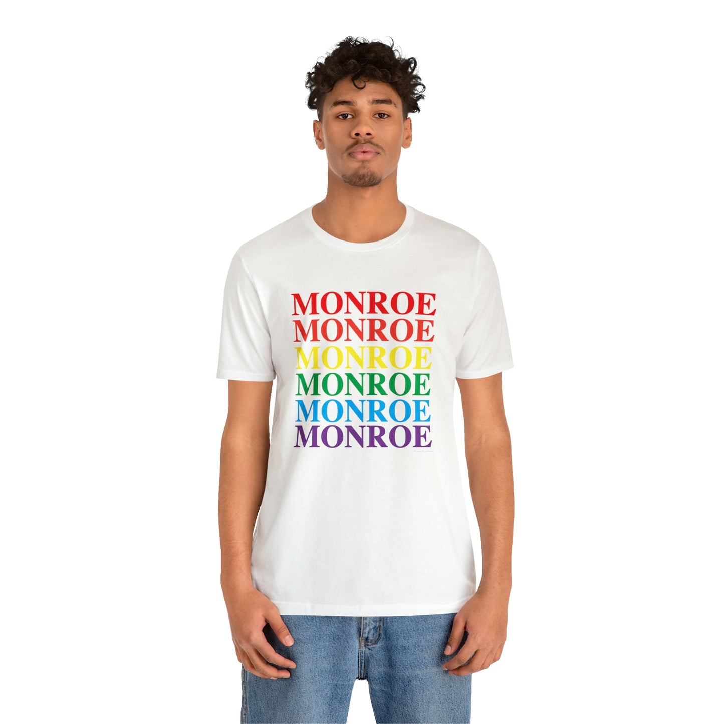 Monroe Pride Unisex Jersey Short Sleeve Tee