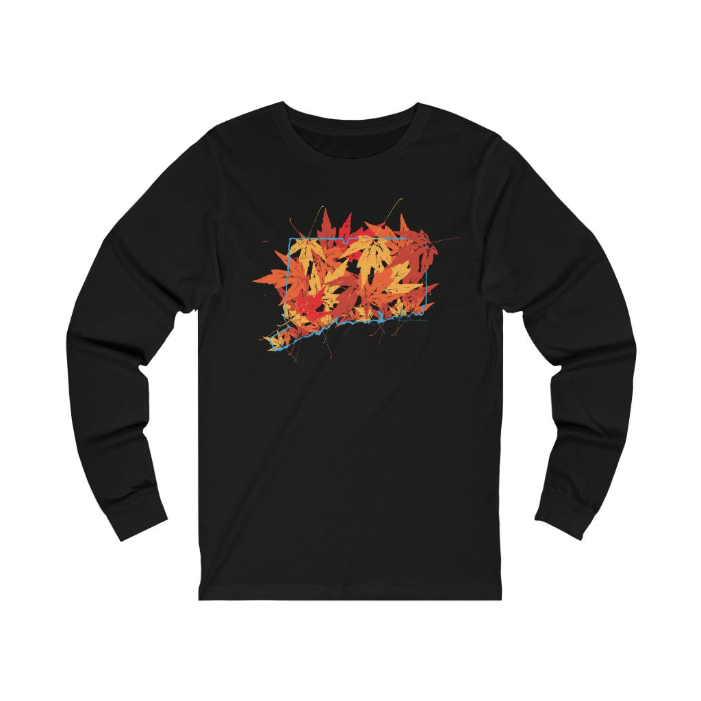 Do you love Connecticut in the fall? Cooler weather, colorful leaves falling, this collection is for you. Celebrate Connecticut and autumn together! Free USA shipping on all products. 

connecticut leaves // Connecticut unisex long sleeve shirt // finding connecticut 