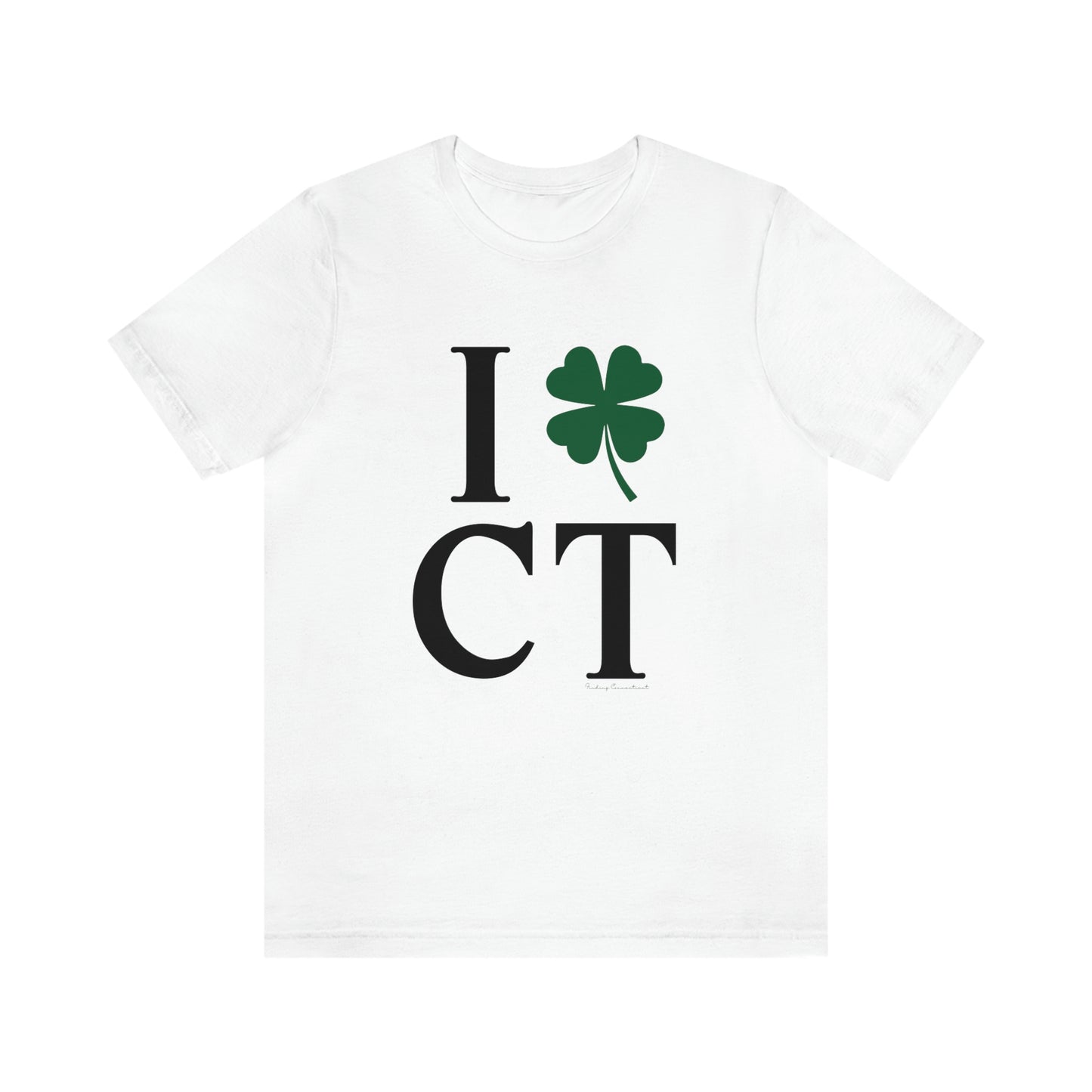 Connecticut st. patricks day shirt, i clover ct 