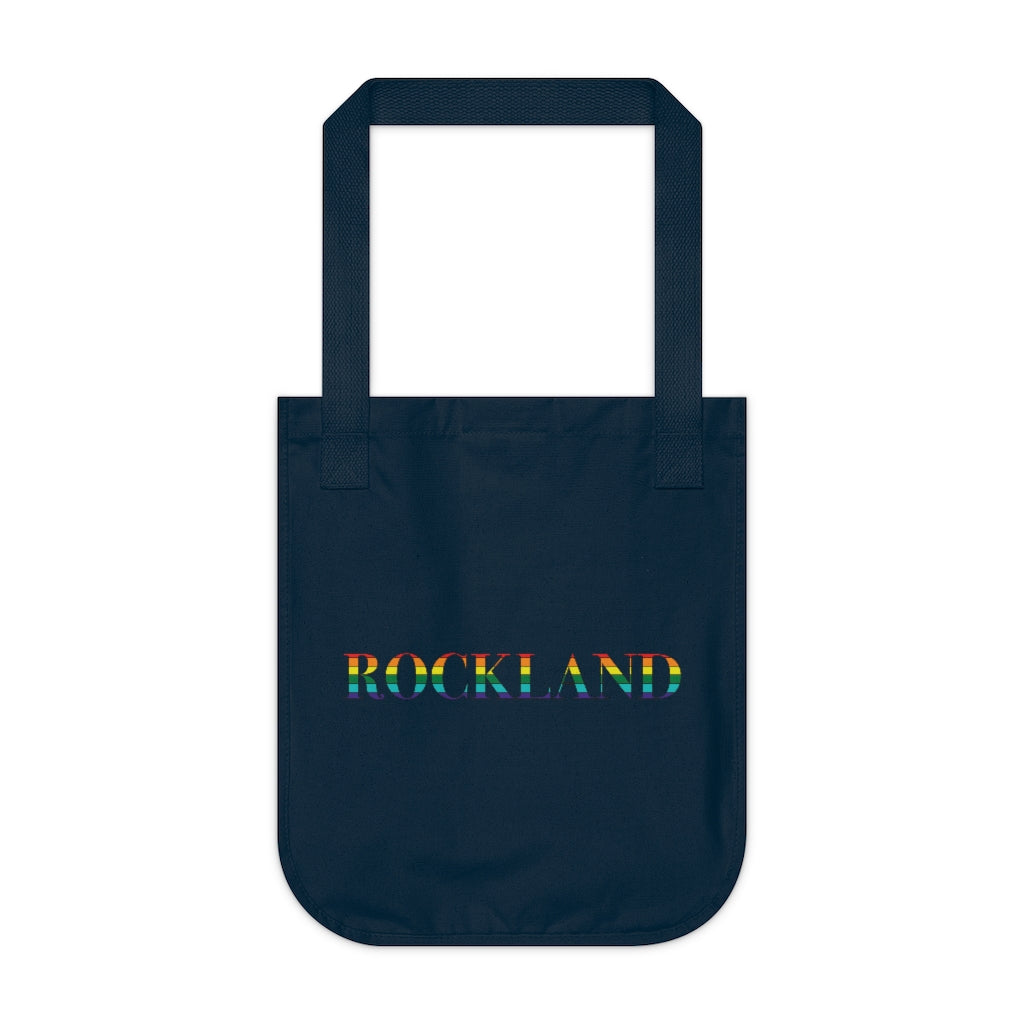 Rockland Rainbow Organic Canvas Tote Bag