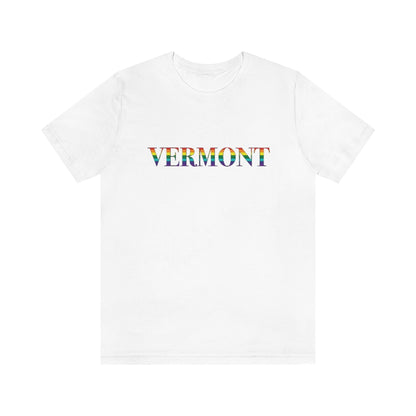 Vermont Rainbow Unisex Jersey Short Sleeve Tee