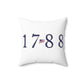 1788 Spun Polyester Square Pillow