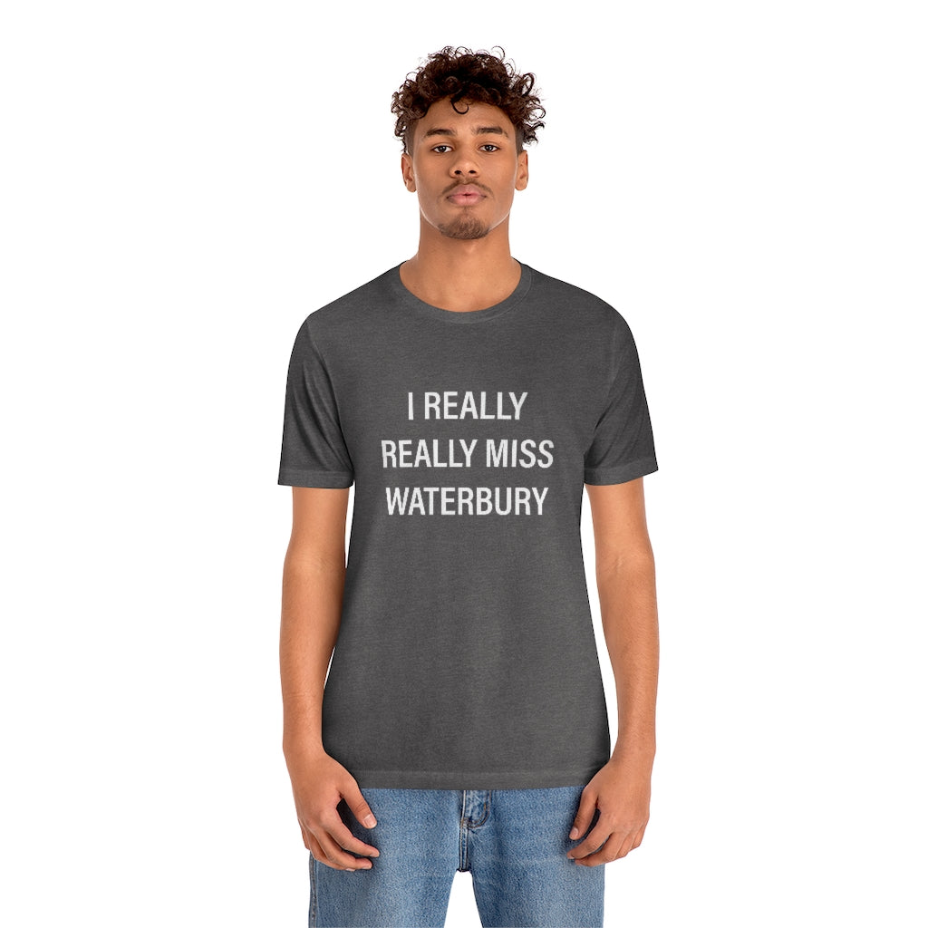 I Really Really Miss Waterbury Unisex Jersey Short Sleeve Tee