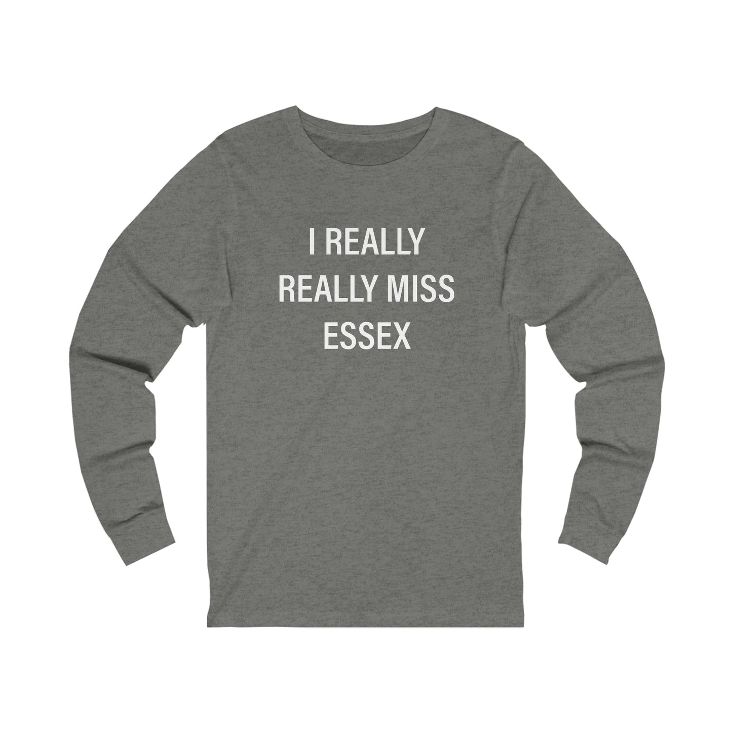 Essex connecticut long sleeve tee shirt, i really really miss essex, essex ct shirts, gifts and apparel 