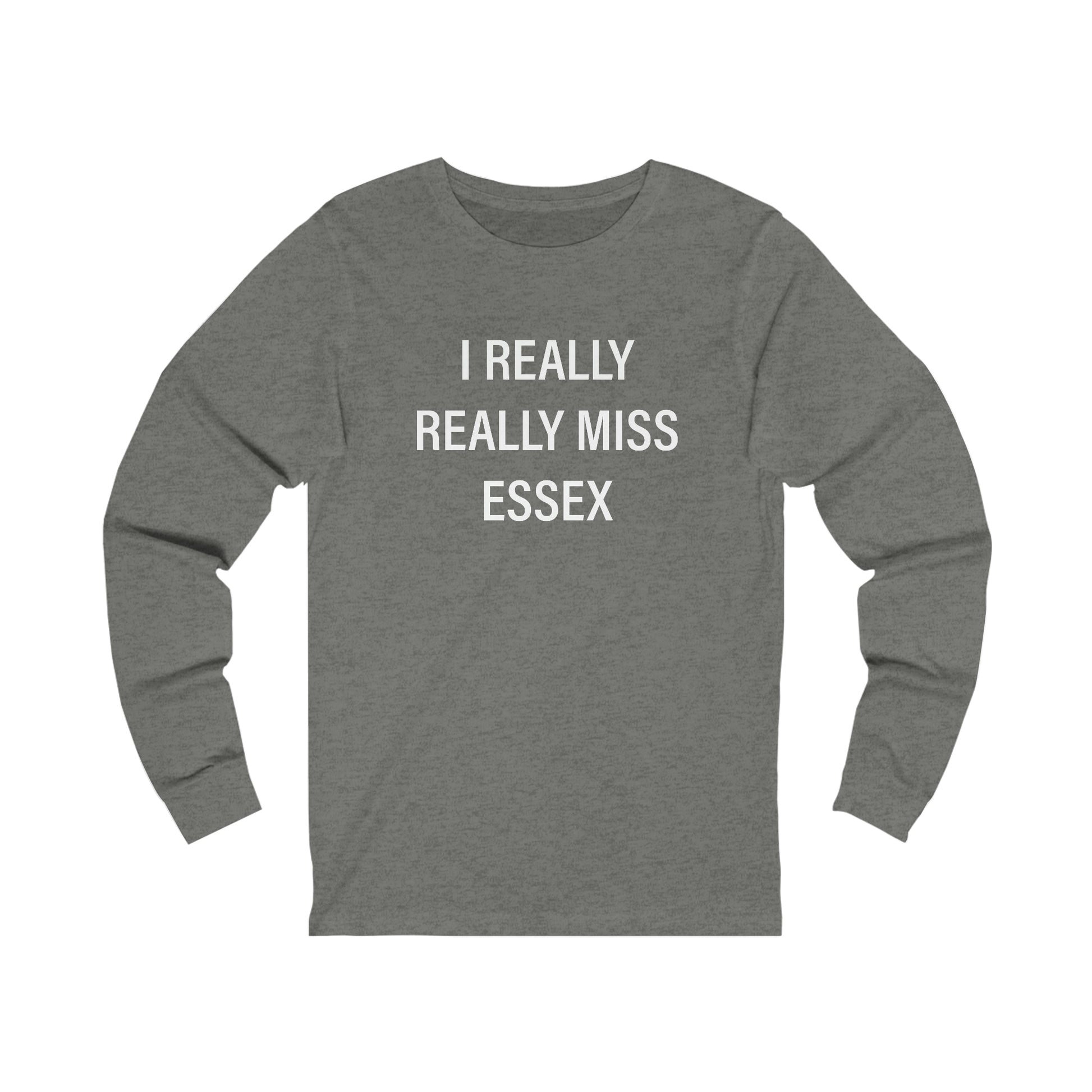 Essex connecticut long sleeve tee shirt, i really really miss essex, essex ct shirts, gifts and apparel 