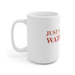 Just a kid from Waterbury White Ceramic Mug