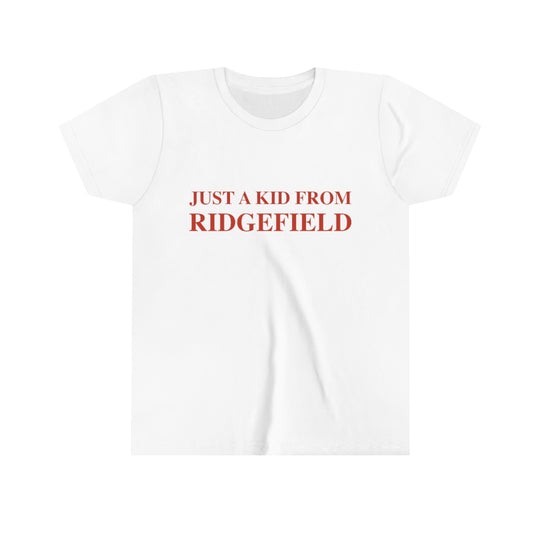 Just a kid from Ridgefield. Ridgefield, Connecticut tee shirts, hoodies sweatshirts, mugs and other apparel, home gifts and souvenirs. Proceeds of this collections goes to help Finding Ridgefield and Finding Connecticut’s brand. Free USA shipping