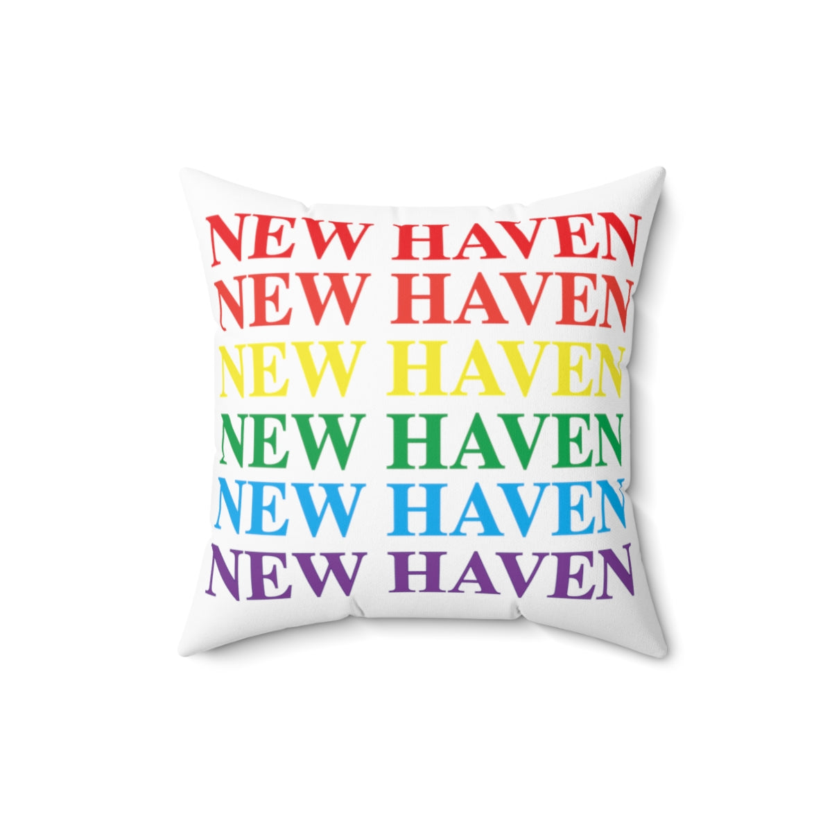 New Haven Pride Spun Polyester Square Pillow 