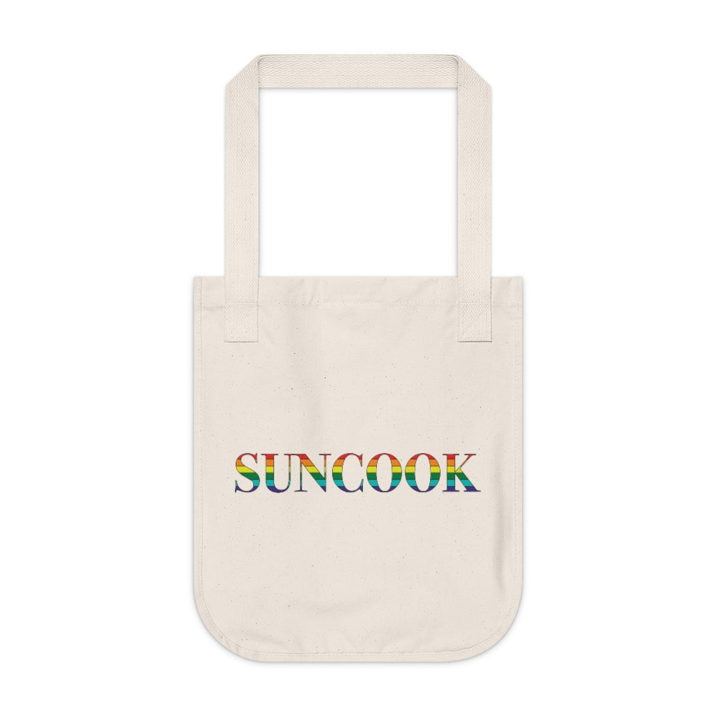 Suncook Rainbow Organic Canvas Tote Bag