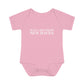 Just a kid from New Haven Infant Baby Rib Bodysuit