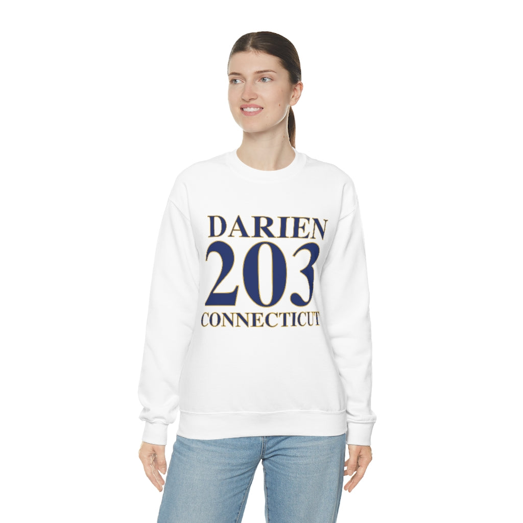 darien 203 connecticut unisex sweatshirt