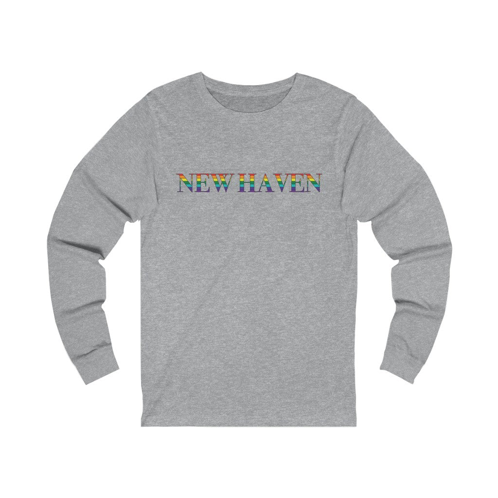 New Haven Rainbow Unisex Jersey Long Sleeve Tee