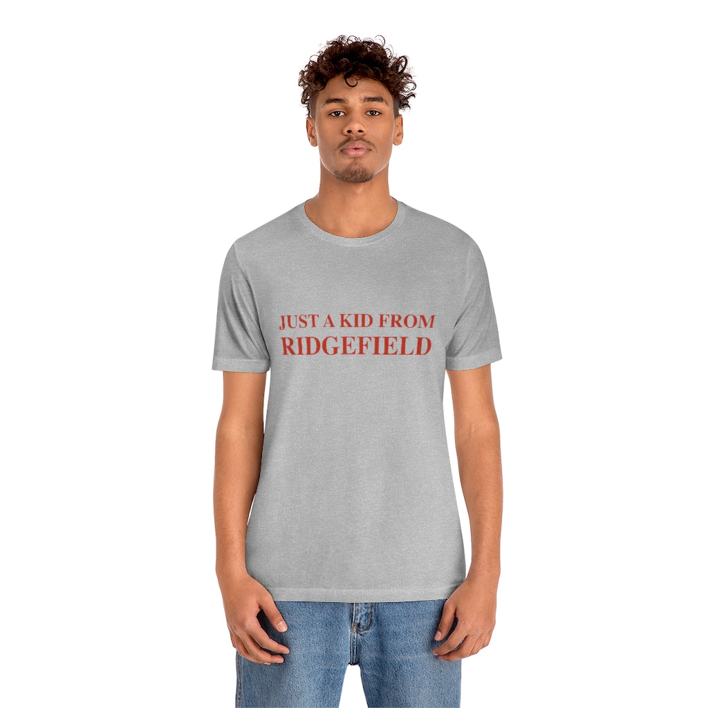 Just a kid from Ridgefield. Ridgefield, Connecticut tee shirts, hoodies sweatshirts, mugs and other apparel, home gifts and souvenirs. Proceeds of this collections goes to help Finding Ridgefield and Finding Connecticut’s brand. Free USA shipping