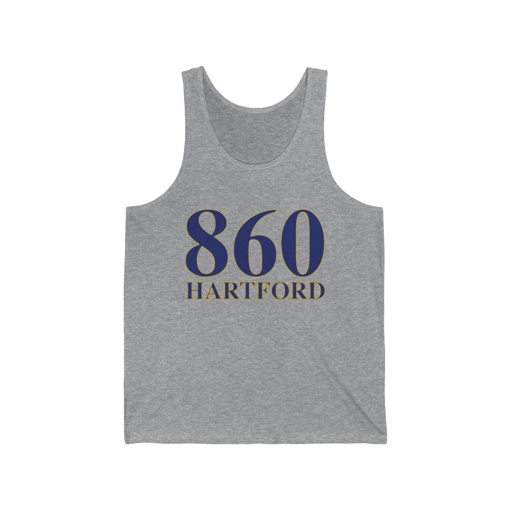 860 Hartford Unisex Jersey Tank 860 Hartford Collection. Inspired by the Connecticut flag and the 860! Show off for your pride for Connecticut and Hartford!   Proceeds of this collection go to help build Finding Connecticut’s website and brand. • Free USA shipping   Click here to go to our home page