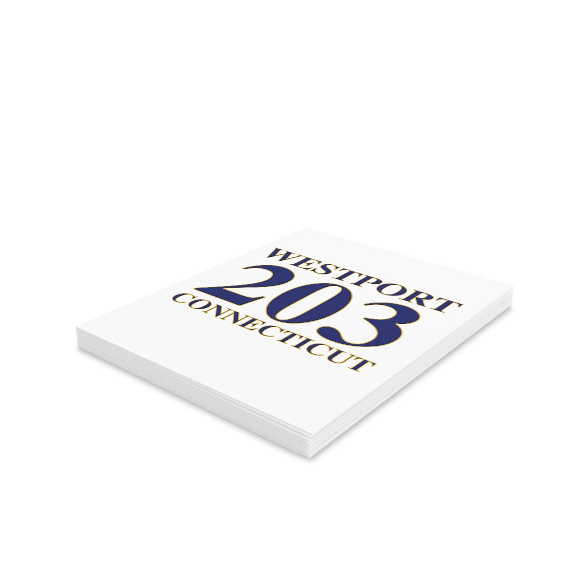 Westport 203 Connecticut Greeting cards (8, 16, and 24 pcs)