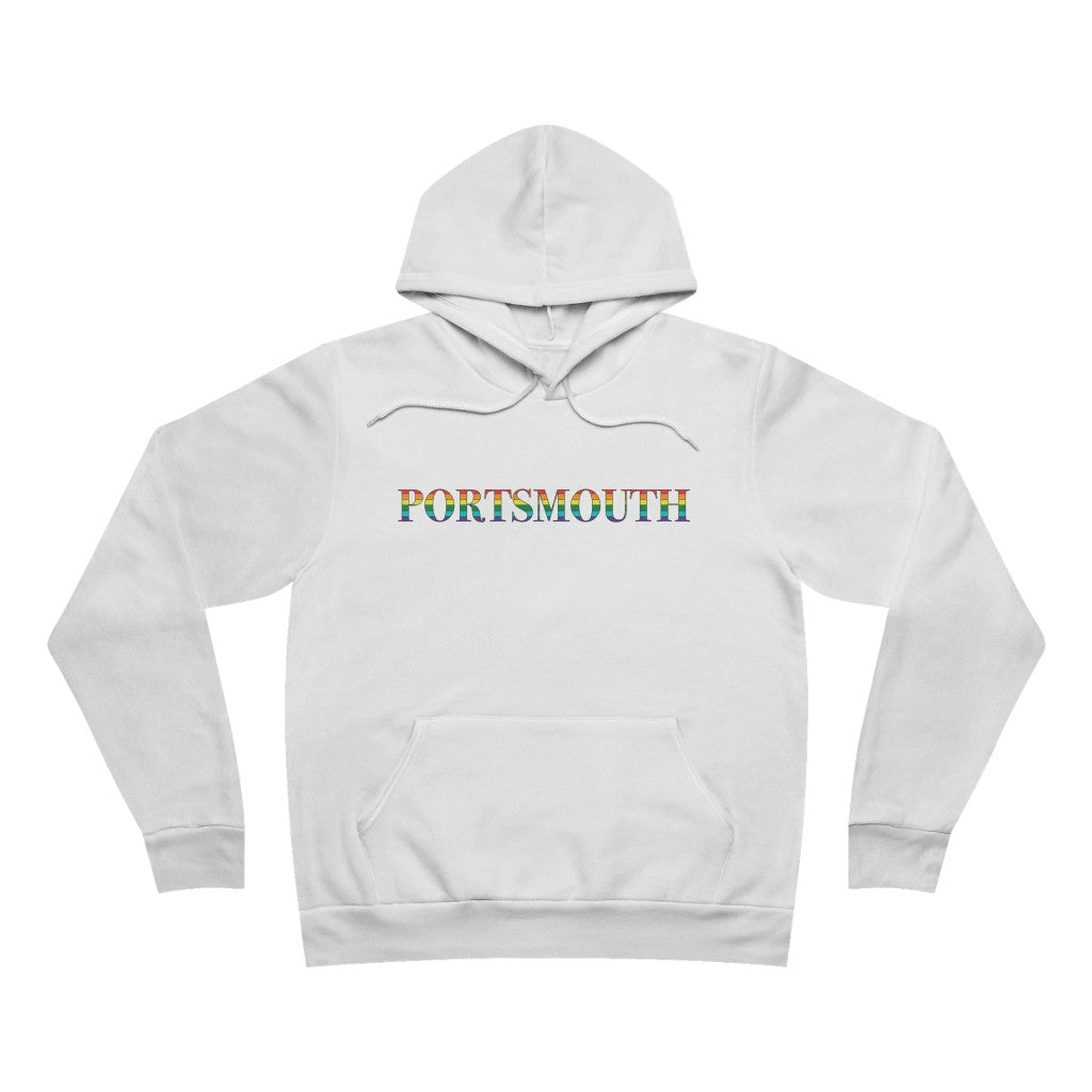 Portsmouth Rainbow Unisex Sponge Fleece Pullover Hoodie