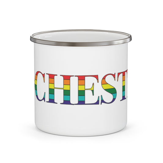 Rochester Rainbow Enamel Camping Mug