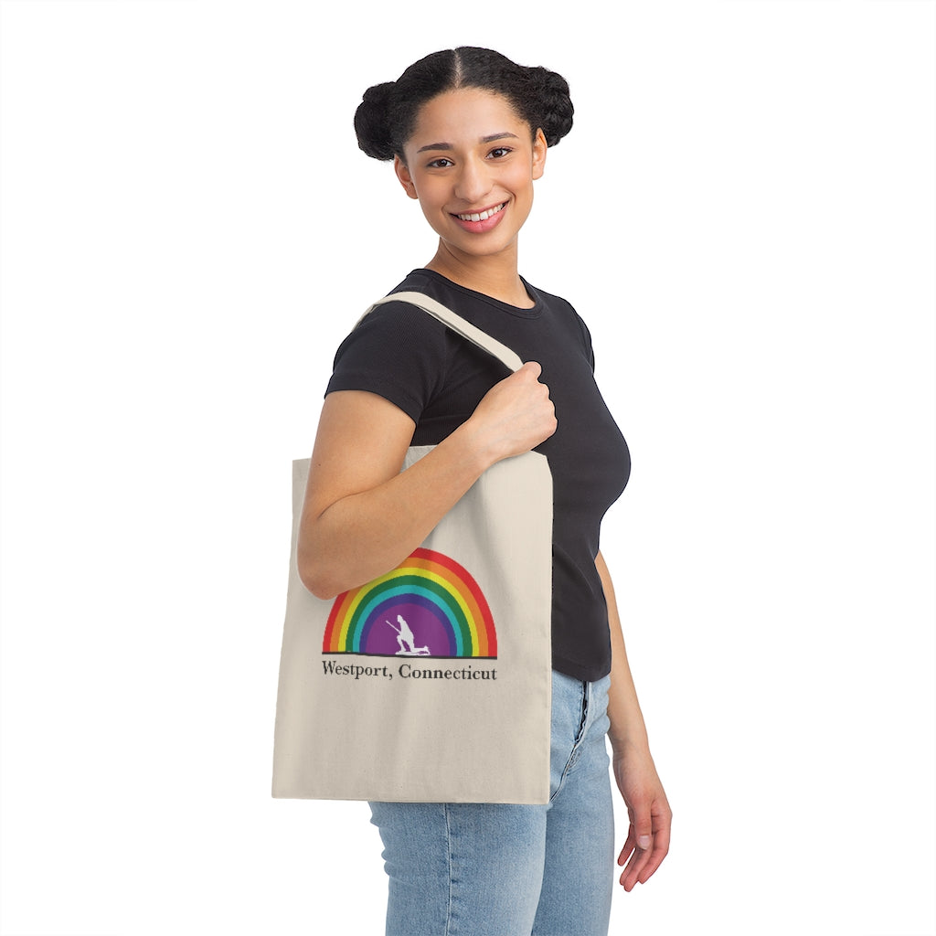 Minuteman Rainbow  Canvas Tote Bag