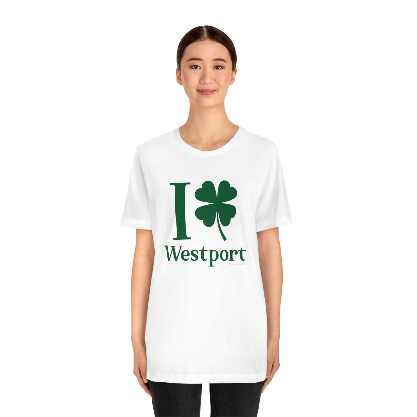 I Clover Westport (Green) Unisex Jersey Short Sleeve Tee