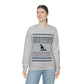 Westport Ugly Holiday Blue / White  Unisex Heavy Blend™ Crewneck Sweatshirt
