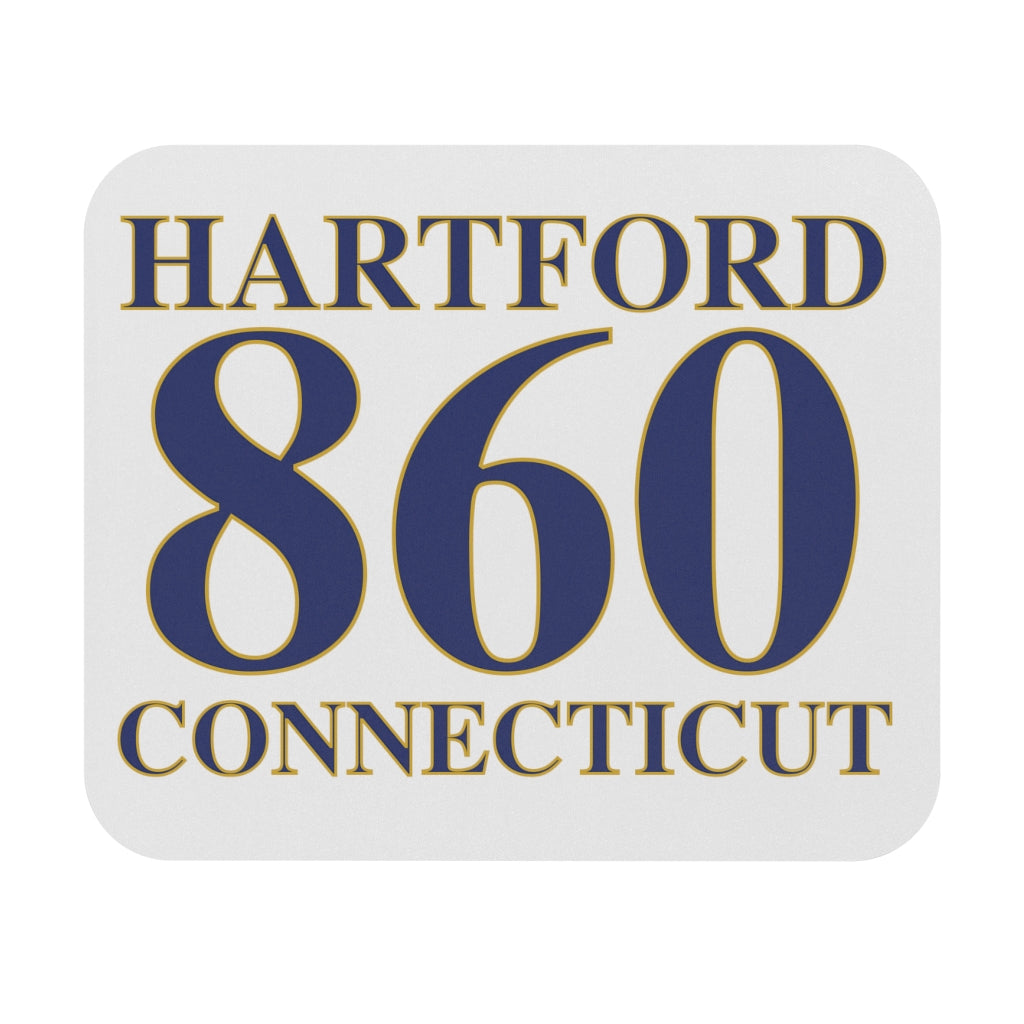 Hartford 860 Connecticut Mouse Pad 860 Hartford Collection. Inspired by the Connecticut flag and the 860! Show off for your pride for Connecticut and Hartford!   Proceeds of this collection go to help build Finding Connecticut’s website and brand. • Free USA shipping   Click here to go to our home page 