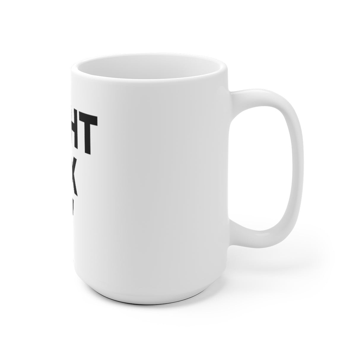 Eight Six O' White Ceramic Mug