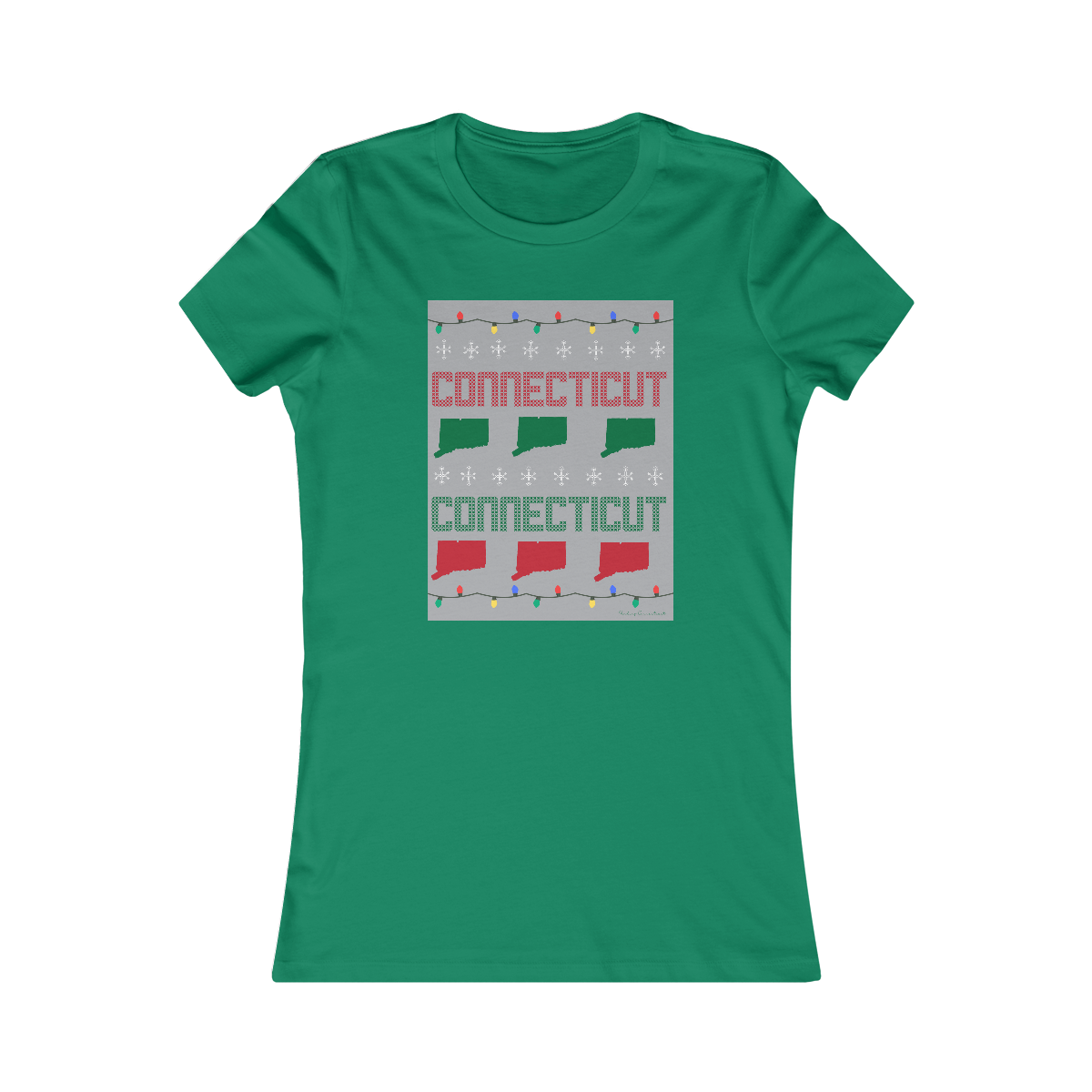 connecticut holiday tee shirt