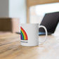 Minuteman Rainbow White Ceramic Mug