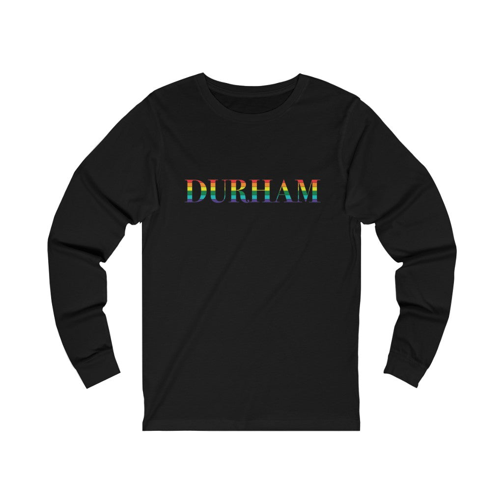 Durham Rainbow Unisex Jersey Long Sleeve Tee