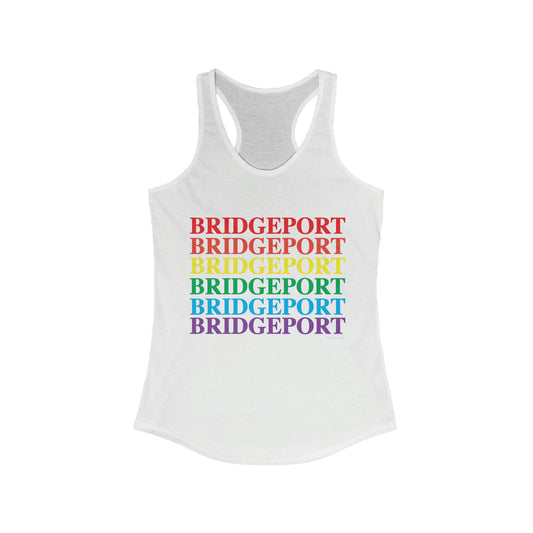 Bridgeport pride womens tank top shirt bridgeport connecticut 