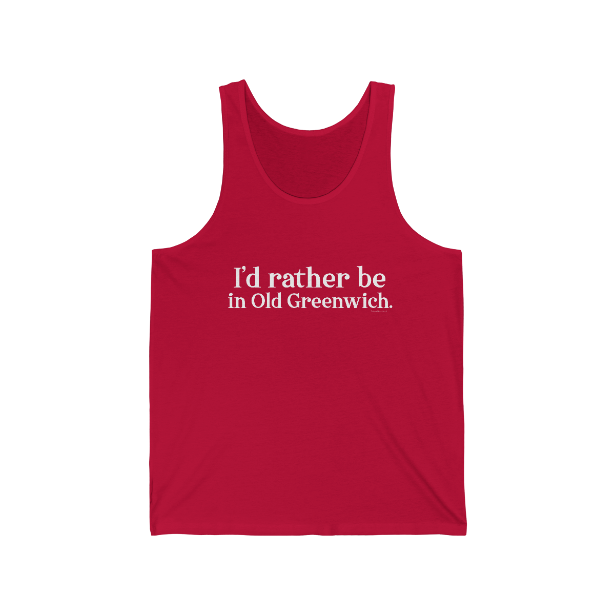 greenwich ct / connecticut unisex tank top 