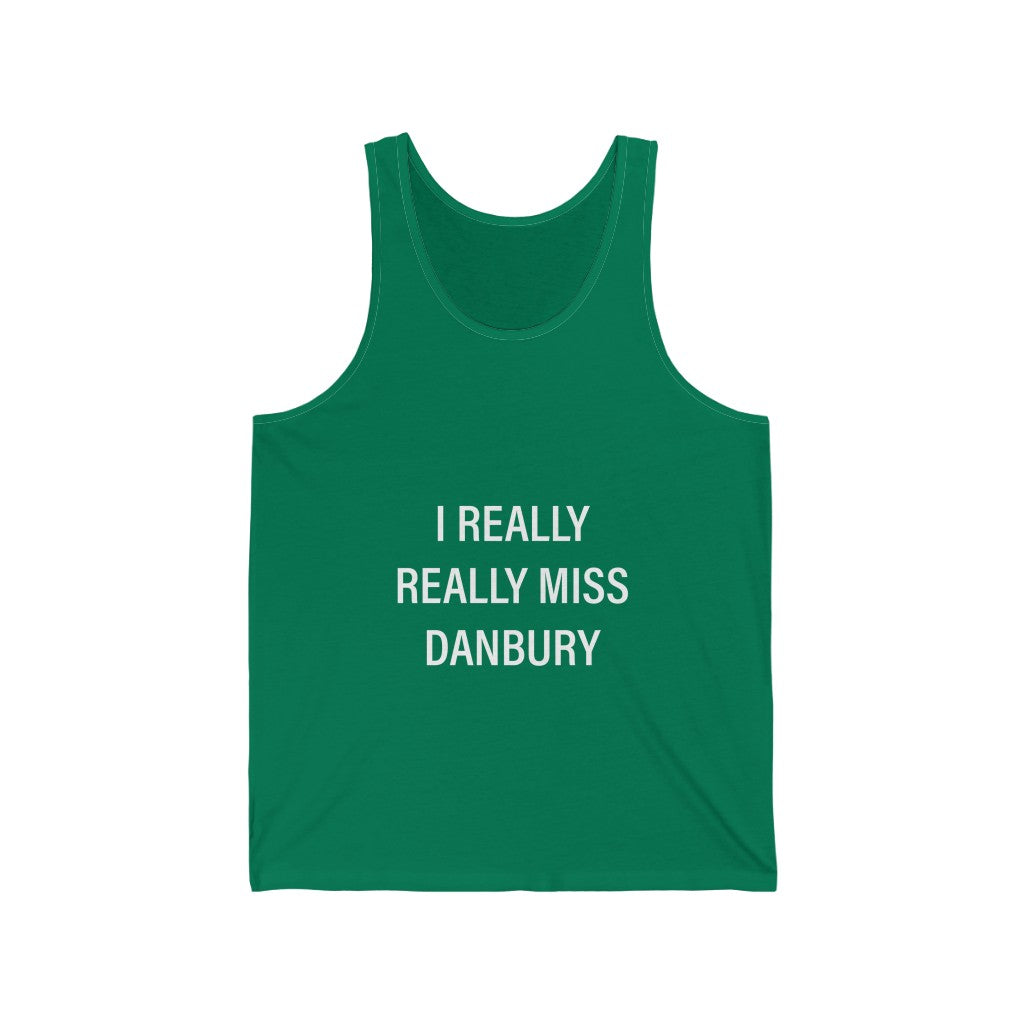 Danbury Connecticut tank top shirt. i really really miss danbury ct unisex tank top 