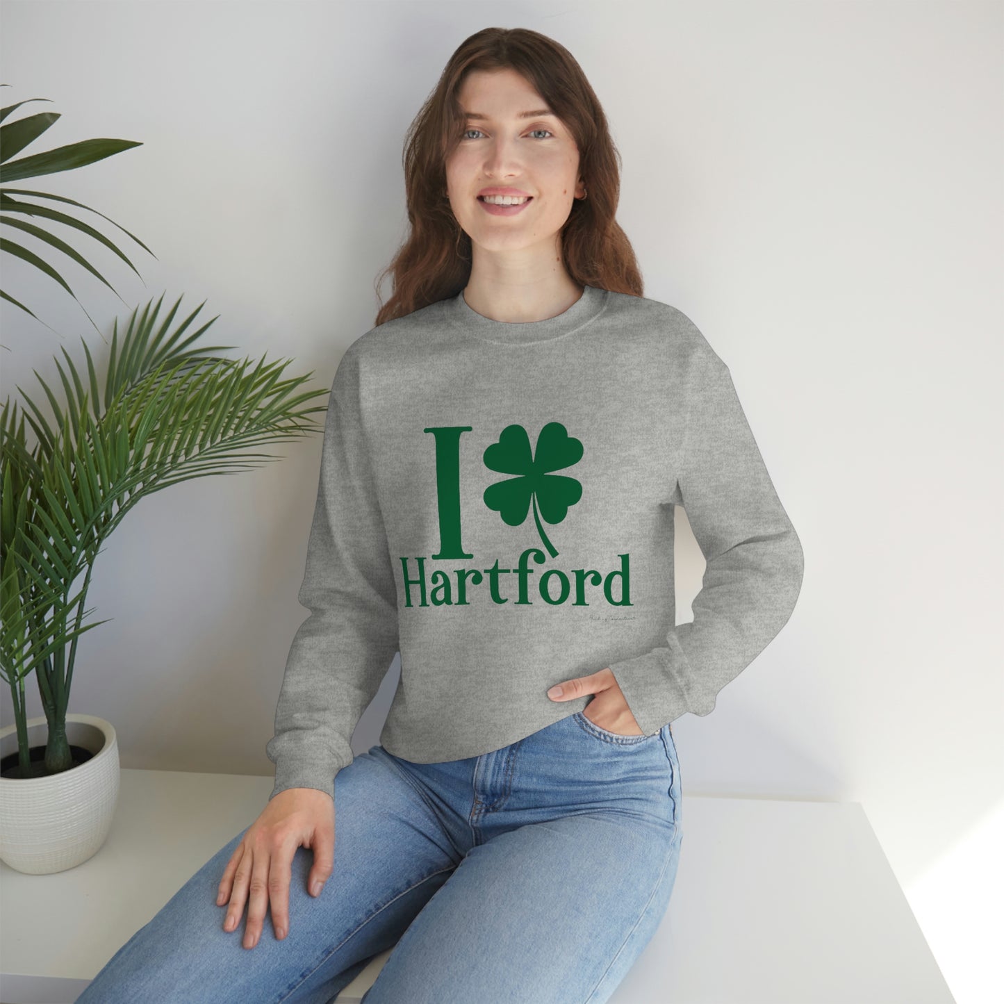 I Clover Hartford Unisex Heavy Blend™ Crewneck Sweatshirt