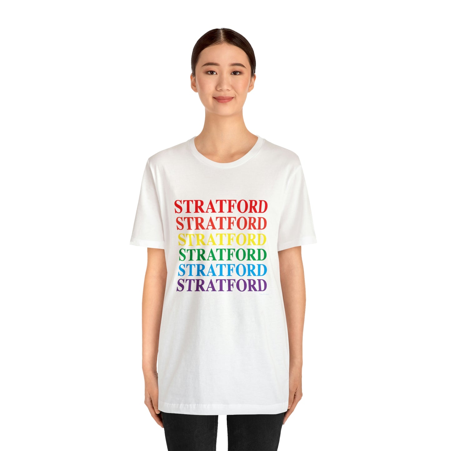 Stratford Pride Unisex Jersey Short Sleeve Tee