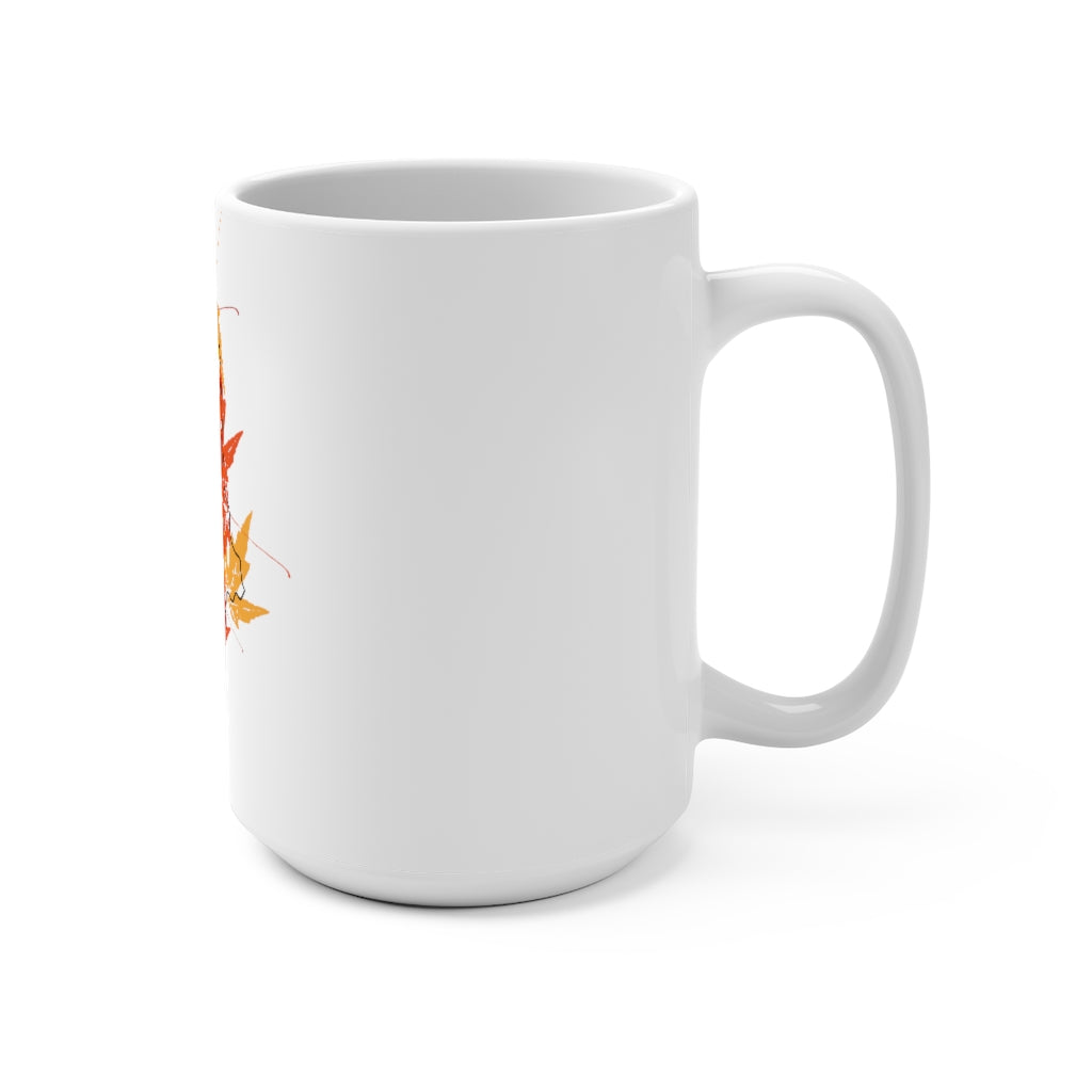 Maine Leaves Mug 15oz