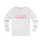 just a kid from darien ct unisex long sleeve tee shirt