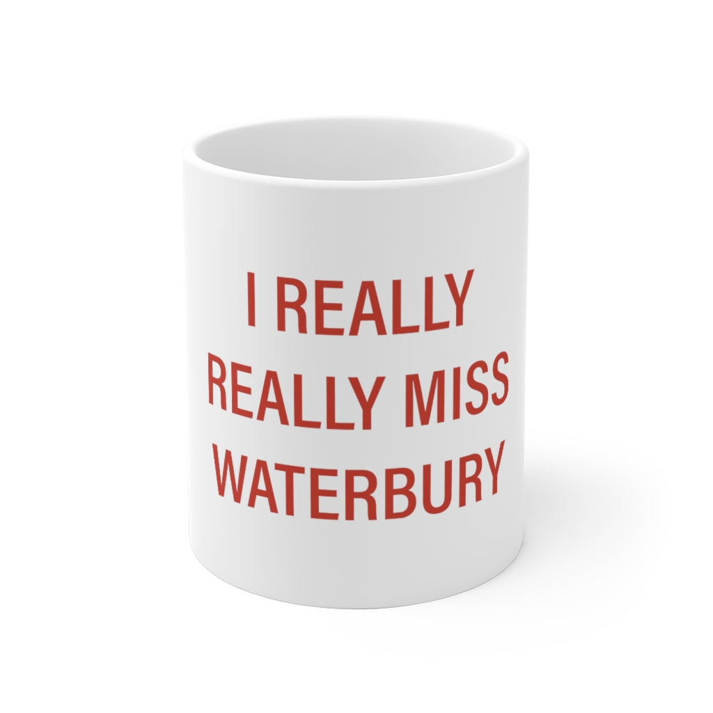 I Really Really Miss Waterbury White Ceramic Mug