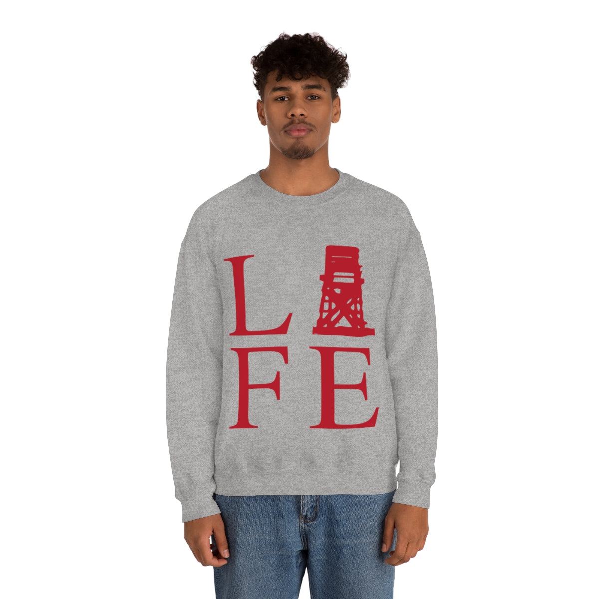 Fairfield Life (front) Unisex Heavy Blend™ Crewneck Sweatshirt